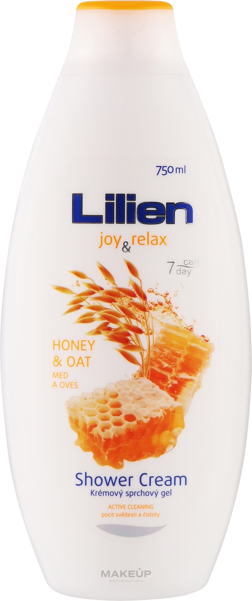 Krem-żel pod prysznic Miód i owies - Lilien Honey & Oat Shower Gel — Zdjęcie 750 ml