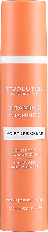 Nawilżający krem do twarzy z witaminą C - Revolution Skincare Vitamin C Moisture Cream — Zdjęcie N1