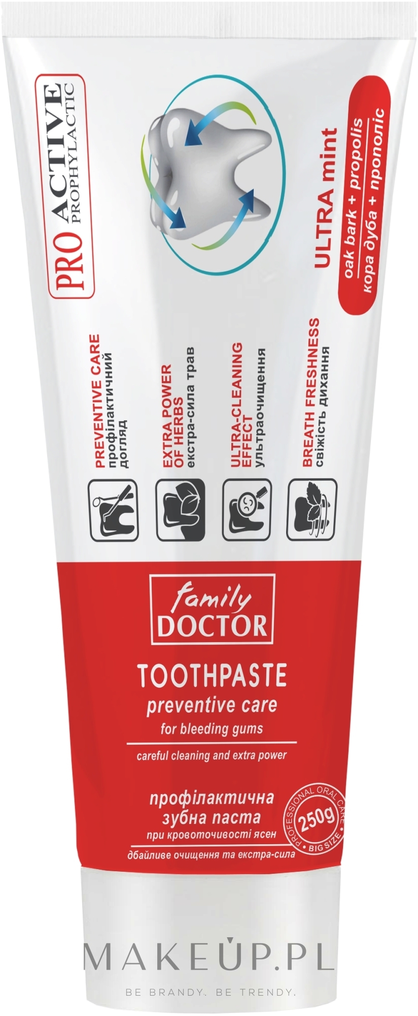 Pasta do zębów Delikatne oczyszczanie - Family Doctor Toothpaste — Zdjęcie 250 g