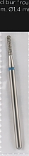 Frez diamentowy, cylinder, L-8 mm, 1,4 mm, niebieski - Head The Beauty Tools — Zdjęcie N1