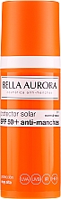 Odmładzający krem do twarzy z filtrem SPF 50+ - Bella Aurora Sunscreen Anti-Dark Spots Protect-Adapt System — Zdjęcie N2