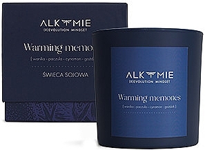 Naturalna świeca sojowa Warming Memories - Alkmie — Zdjęcie N3