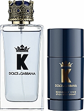 Kup Dolce & Gabbana K by Dolce & Gabbana - Zestaw podarunkowy dla mężczyzn (edt 100 ml + deo/stick 75 ml)