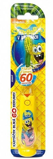 Szczoteczka do zębów z timerem dla dzieci - VitalCare Sponge Bob Toothbrush — Zdjęcie N1