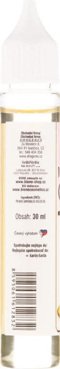 Olej migdałowy do twarzy i ciała - Bione Cosmetics Almond Face and Body Oil — Zdjęcie N2