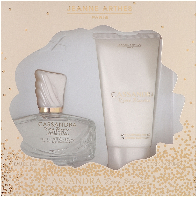 Jeanne Arthes Cassandra Roses Blanches - Zestaw (edp 100 ml + b/lot 150 ml) — Zdjęcie N1