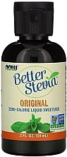 Kup PRZECENA! Słodzik w płynie Original - Now Foods Better Stevia Liquid Sweetener Original *