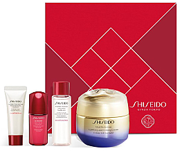 Zestaw - Shiseido Vital Perfection Holiday Kit (f/cr/50ml + clean foam/15ml + f/lot/30ml + f/conc/10ml) — Zdjęcie N1