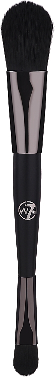 Podwójny pędzel do podkładu i korektora - W7 Duo Foundation & Concealer Brush — Zdjęcie N1