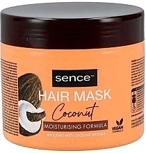 Nawilżająca maska do włosów z kokosem - Sence Hair Mask Coconut Moisturising Formula — Zdjęcie N1