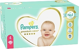 Pieluszki Pampers Premium Care, rozmiar 4 (maxi), 9-14 kg, 104 szt. - Pampers — Zdjęcie N2