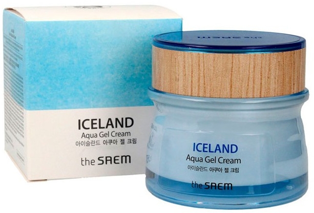 Żelowy krem nawilżający do twarzy - The Saem Iceland Aqua Gel Cream — Zdjęcie N1