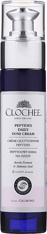 Krem do twarzy na dzień z peptydami - Clochee Peptide Day Cream — Zdjęcie N1