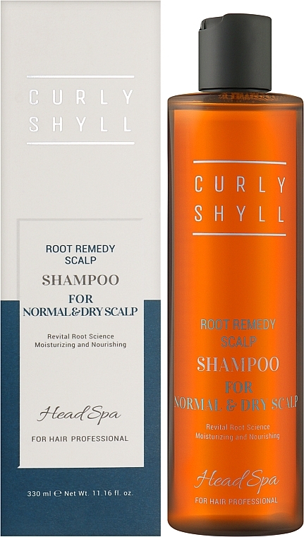 Szampon do normalnej i suchej skóry głowy - Curly Shyll Root Remedy Normal and Dry Scalp Shampoo — Zdjęcie N2