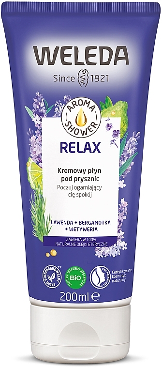 Relaksujący kremowy żel pod prysznic - Weleda Aroma Relax Comforting Creamy Body Wash — Zdjęcie N1