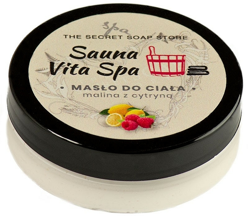 Masło do ciała Malina i cytryna - Soap&Friends Sauna Vita Spa — Zdjęcie N1