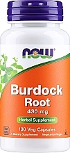 Suplement diety Korzeń łopianu, 430 mg - Now Foods Burdock Root — Zdjęcie N1