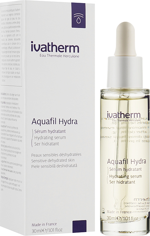 Ultra lekkie serum nawilżające do twarzy - Ivatherm Aquafil Hydra Hydrating Serum — Zdjęcie N2