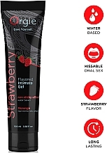 Jadalny lubrykant na bazie wody, truskawkowy - Orgie Lube Tube Flavored Intimate Gel Strawberry — Zdjęcie N2