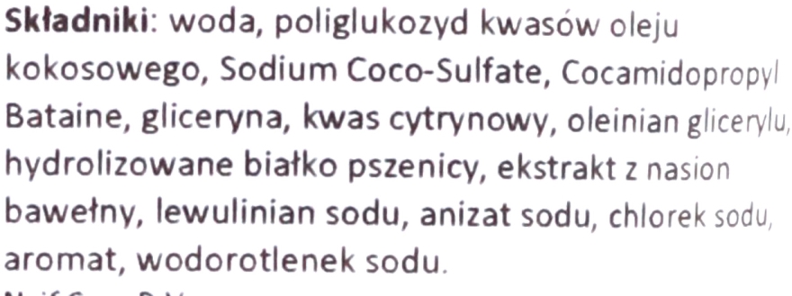 Odżywczy szampon dla dzieci z naturalnym ekstraktem z nasion bawełny - Naif Baby Nourishing Shampoo — Zdjęcie N3