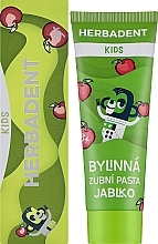 Pasta do zębów dla dzieci o smaku jabłkowym - Herbadent Kids Apple Toothpaste — Zdjęcie N2