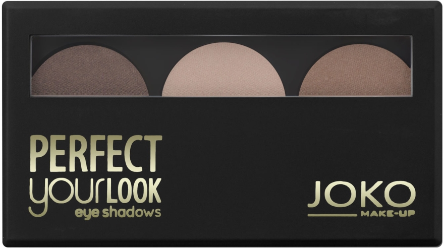 Cienie do powiek (3 kolory) - Joko Perfect Your Look Trio Eye Shadows — Zdjęcie N1