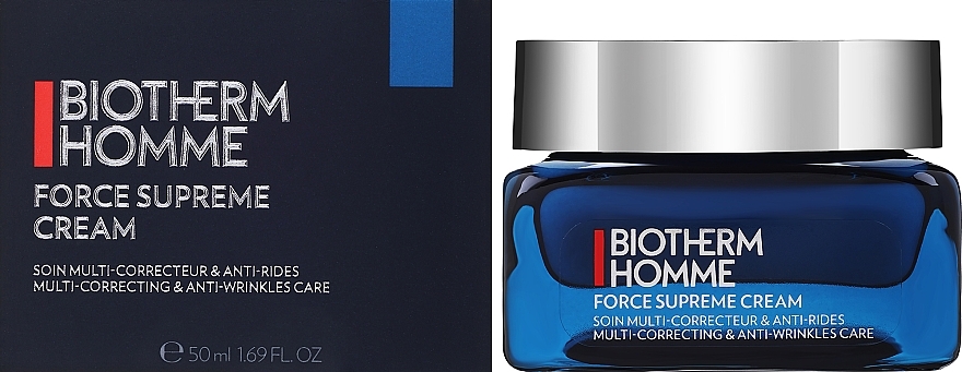 PRZECENA! Przeciwstarzeniowy krem do twarzy dla mężczyzn - Biotherm Homme Force Supreme * — Zdjęcie N3