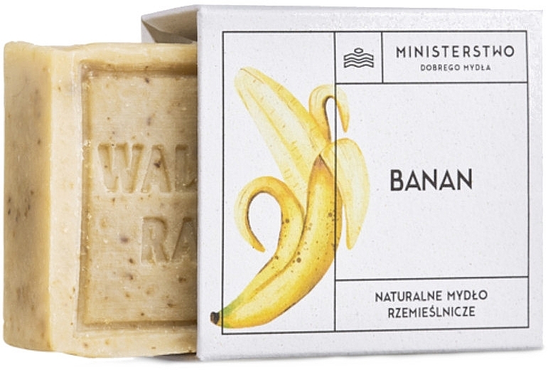 Mydło w kostce Banan - Ministerstwo Dobrego Mydła — Zdjęcie N1