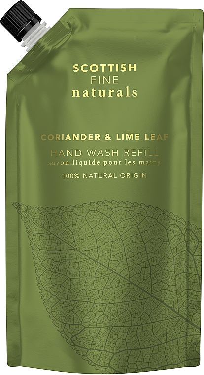 Mydło do rąk w płynie z liśćmi kolendry i limonką - Scottish Fine Soaps Naturals Coriander & Lime Leaf Hand Wash (wymienny wkład)  — Zdjęcie N1