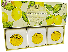 Mydło w kostce Cytryna i mandarynka - The English Soap Company Lemon and Mandarin Hand Soap — Zdjęcie N1
