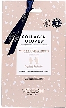 Kolagenowa pielęgnacja dłoni - Voesh Collagen Gloves Trio Argan Oil & Floral Extract — Zdjęcie N1