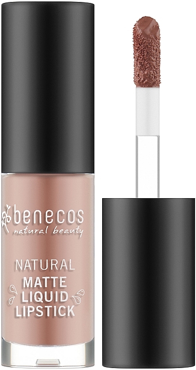 Matowa szminka do ust - Benecos Natural Matte Liquid Lipstick — Zdjęcie N1