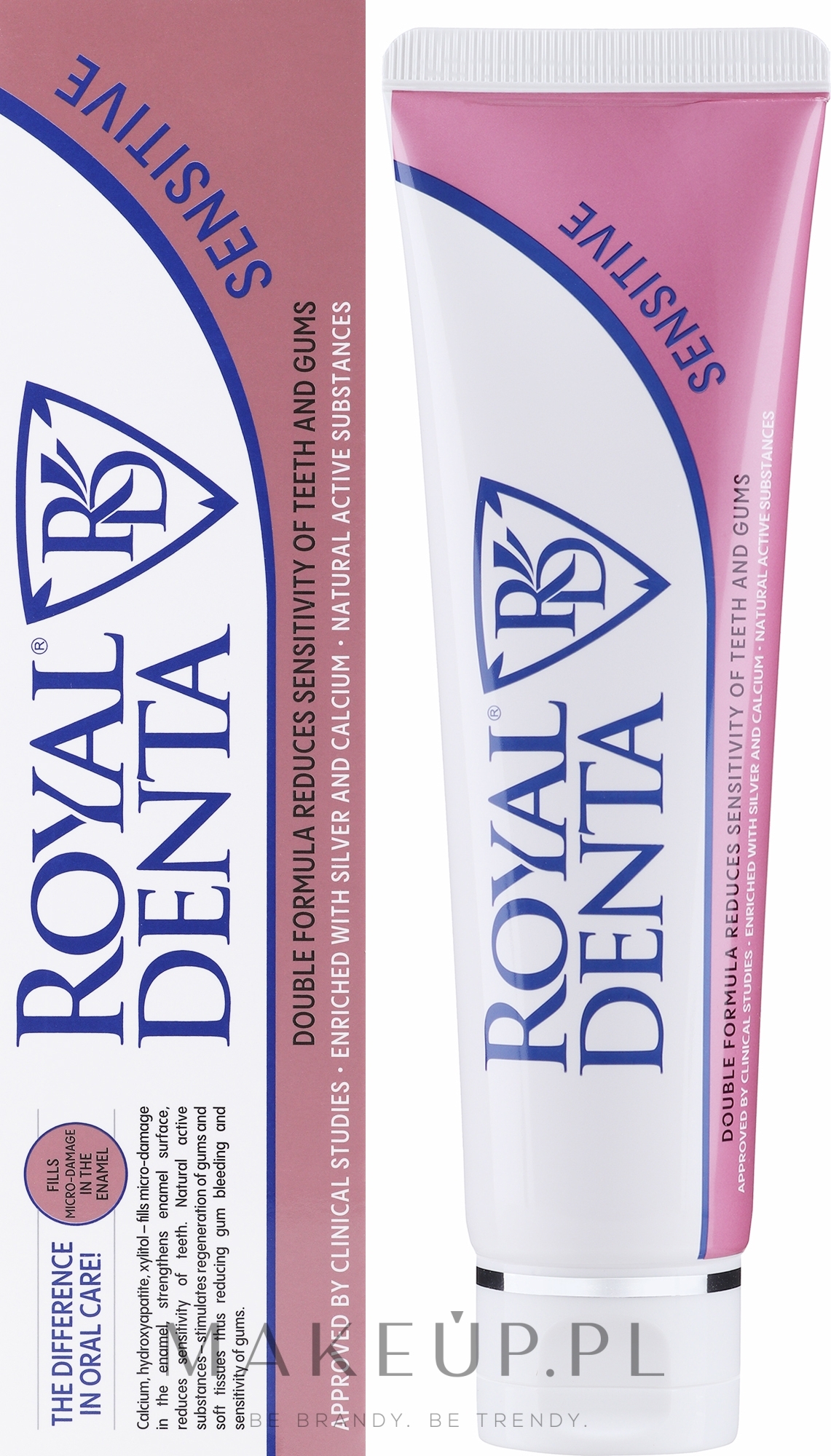 Pasta do wrażliwych zębów Cząsteczki srebra - Royal Denta Sensitive Silver Technology Toothpaste — Zdjęcie 130 g
