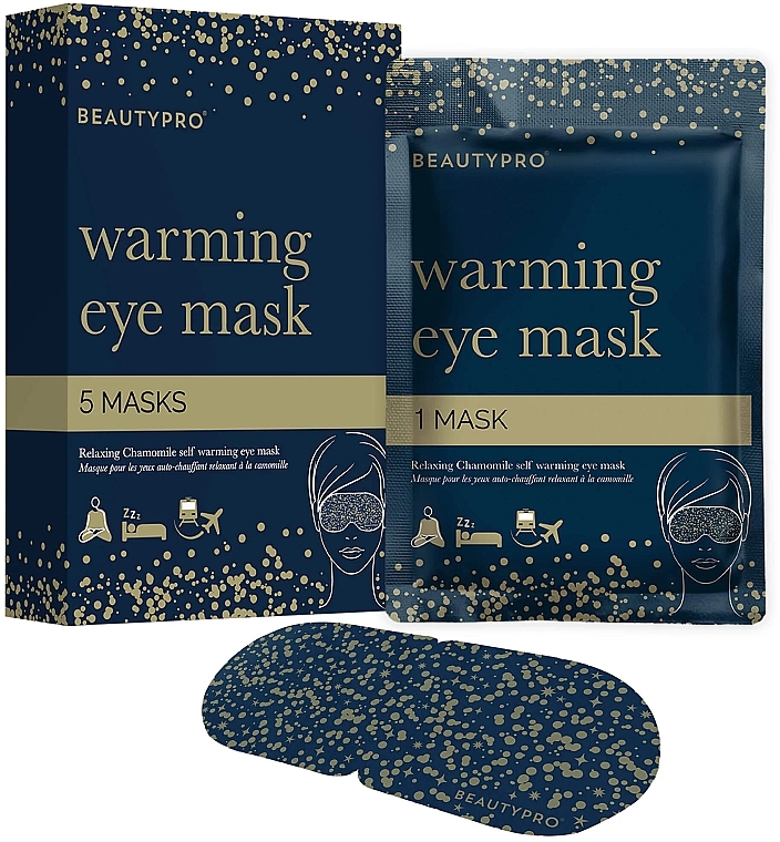 Rozgrzewająca maseczka na oczy - BeautyPro Warming Eye Mask — Zdjęcie N2