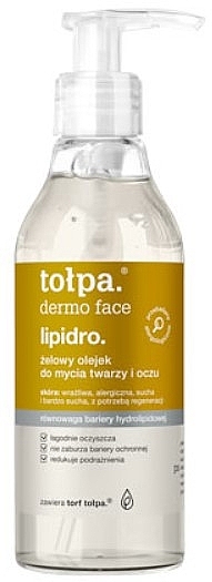 Żelowy olejek do mycia twarzy i oczu - Tolpa Dermo Face Lipidro — Zdjęcie N1