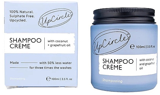 Kremowy szampon z olejkiem kokosowym i grejpfrutowym - UpCircle Shampoo Cream With Coconut And Grapefruit Oil — Zdjęcie N2