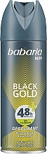 Kup Dezodorant w sprayu dla mężczyzn - Babaria Men Black Gold Deodorant Body Spray