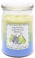 Kup Świeca zapachowa w słoiku - Candle-Lite Company Lime & Pear & Blueberry Candle