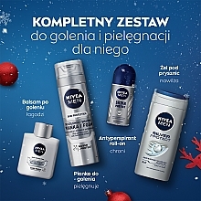 Zestaw - NIVEA MEN Silver Protect Collection (ash/balm/100ml + foam/200ml + shower/gel/250ml + deo/50ml) — Zdjęcie N5