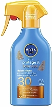 Spray do ochrony przeciwsłonecznej do twarzy - Nivea Sun Protege & Broncea Spf30 — Zdjęcie N1