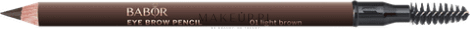 Kredka do brwi - Babor Eye Brow Pencil — Zdjęcie 01 - Light Brown