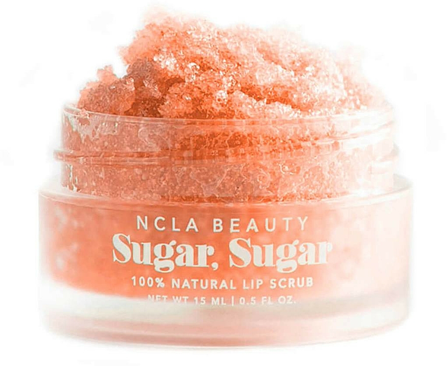 Peeling do ust Brzoskwinia - NCLA Beauty Sugar, Sugar Peach Lip Scrub — Zdjęcie N1