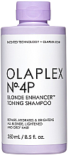 Kup PRZECENA! Szampon neutralizujący do włosów blond - Olaplex No 4P Blonde Enhancer Toning Shampoo *