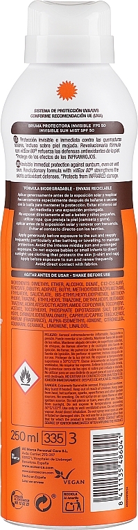 Spray z wysoką ochroną przeciwsłoneczną z filtrem SPF 50 - Ecran Sun Lemonoil Spray Protector Invisible SPF50 — Zdjęcie N2