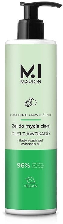 Żel do mycia ciała z olejkiem z awokado - Marion Body Wash Gel Avocado Oil — Zdjęcie N1
