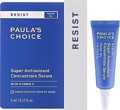 Serum antyoksydacyjne z witaminą C do twarzy - Paula's Choice Resist Anti-Aging Super Antioxidant Concentrate Serum Travel Size — Zdjęcie N2