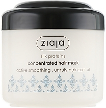 Wygładzająca maska do włosów - Ziaja Silk Proteins Concentrated Smoothing Hair Mask — Zdjęcie N1