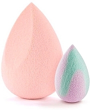 Kup Zestaw gąbek do makijażu, różowa i pastelowa - Boho Beauty Bohoblender Medium Cut + Mini Pastel