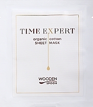 Maska na twarz - Wooden Spoon Time Expert Organic Cotton Sheet Mask — Zdjęcie N1