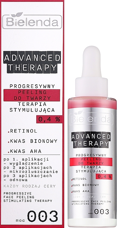 Peeling do twarzy - Bielenda Advanced Therapy Progressive Face Peeling Stimulating Therapy 003 — Zdjęcie N2
